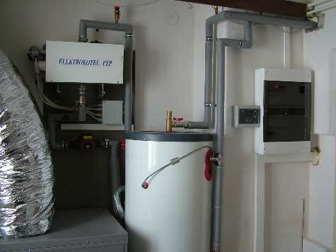 Tepelné čerpadlo vzduch / voda vnitřní kompakt